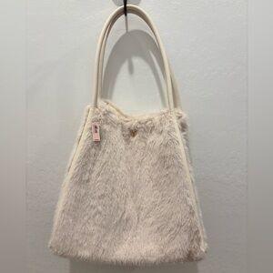 Victorias Secret Faux-Fur Tote Bag NWT